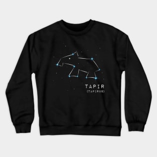 Fancy Horoscope Art Zodiac Astrological Sign Tapir Crewneck Sweatshirt